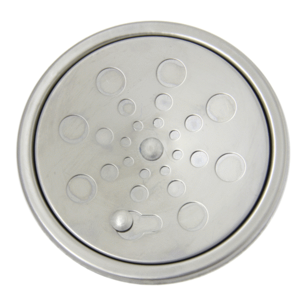 Ø10cm-Grelha e Ralo Redondo de Inox-6001