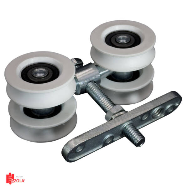 100Kg-Roldana Concava Dupla Suspensa-312 G RC