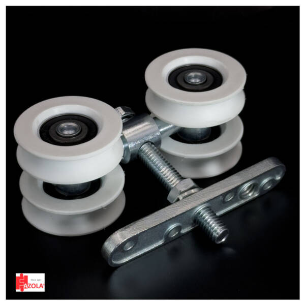 100Kg-Roldana Concava Dupla Suspensa-312 G RC
