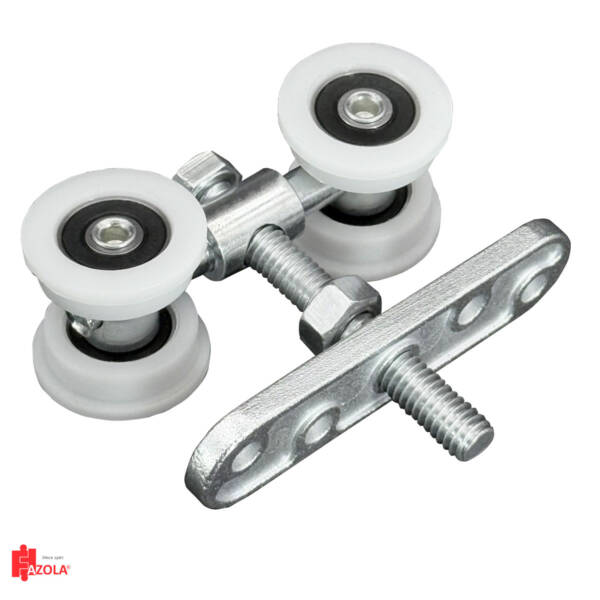 60Kg-Roldana Reta Dupla Suspensa Trilho 38-314 G RC