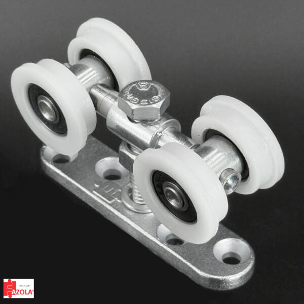 60Kg-Roldana Reta Dupla Suspensa Trilho 38-314 G RC