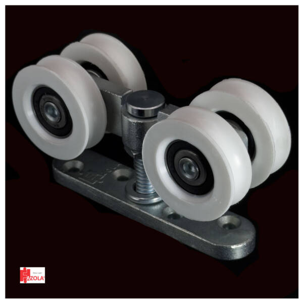 150Kg-Inox-Roldana Concava Dupla Suspensa-317 G RI