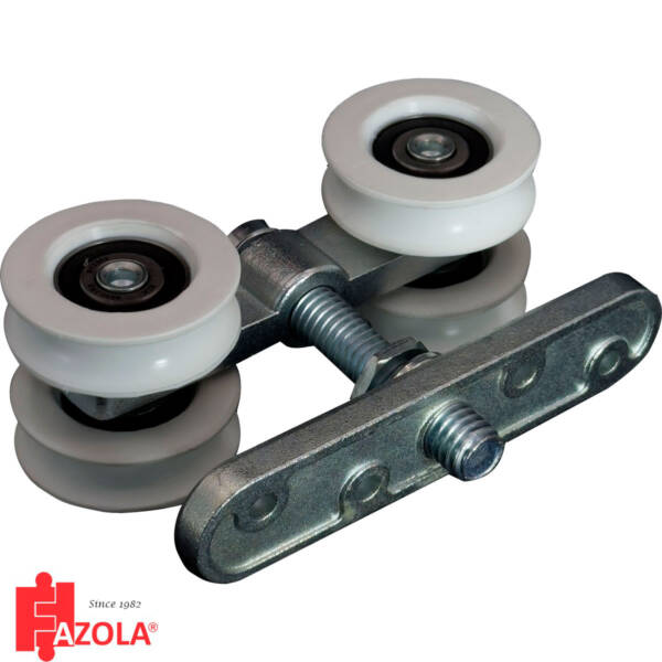 150Kg-Inox-Roldana Concava Dupla Suspensa-317 G RI