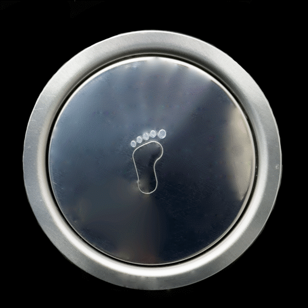 Ø10cm-Ralo Click Redondo de Inox-60019