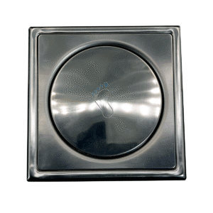 10x10cm-Ralo Click Quadrado de Inox-60020